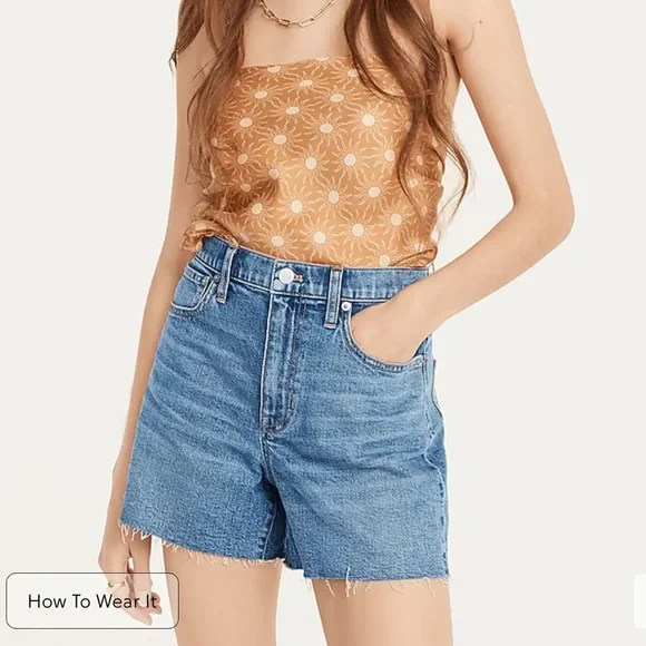 J.CREW HIGH RISE DENIM SHORTA - 31 - Picture 2 of 8